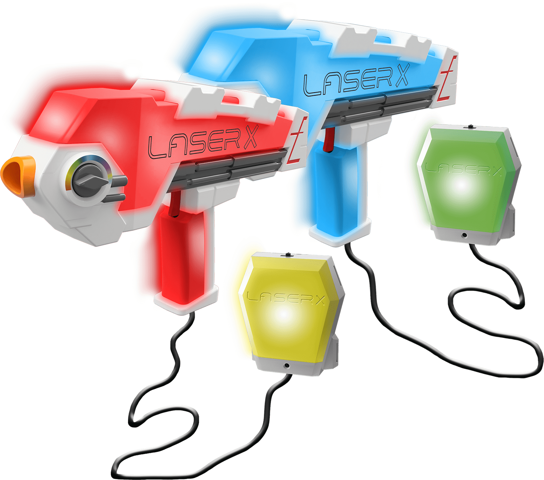 Pistolets Laser X Revolution pour jeu laser réaliste, 2 joueurs, 6 ans et  plus