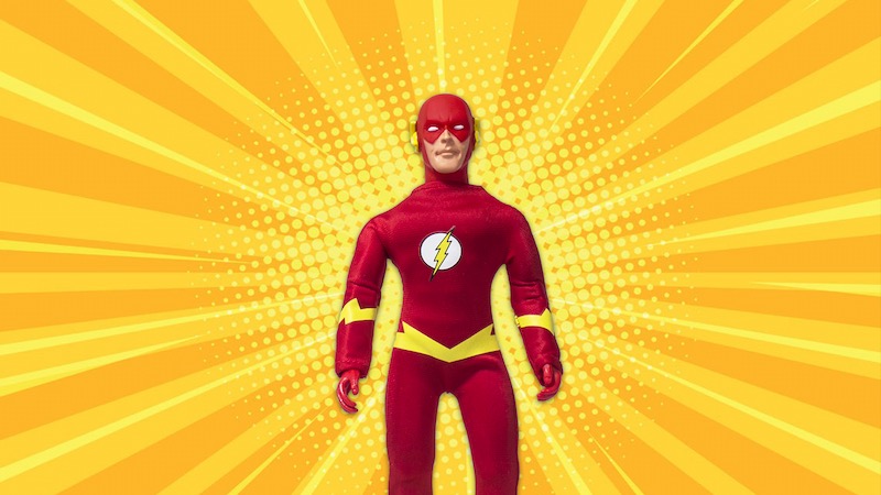 mego figurine flash lansay