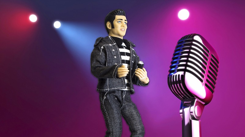 Mego figurine elvis lansay