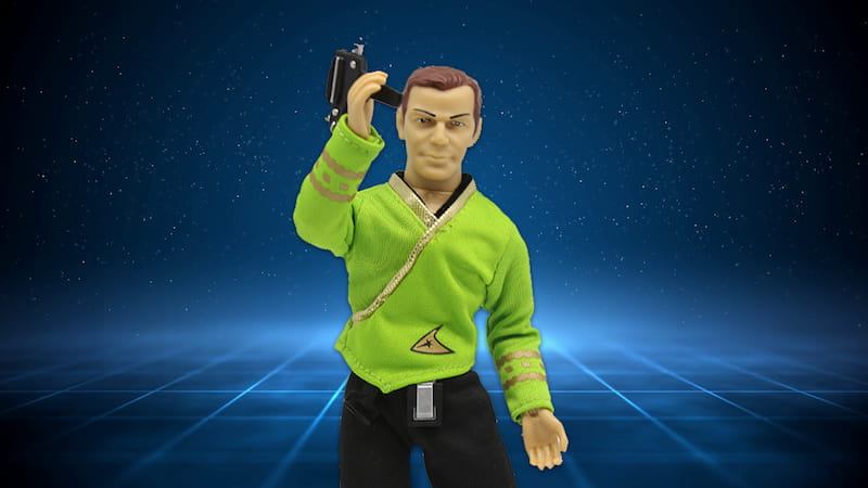 Mego figurine kirk lansay star trek