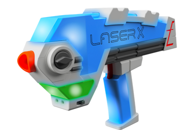 Promo Pistolet Laser X Double Blaster évolution Lansay chez ATAC