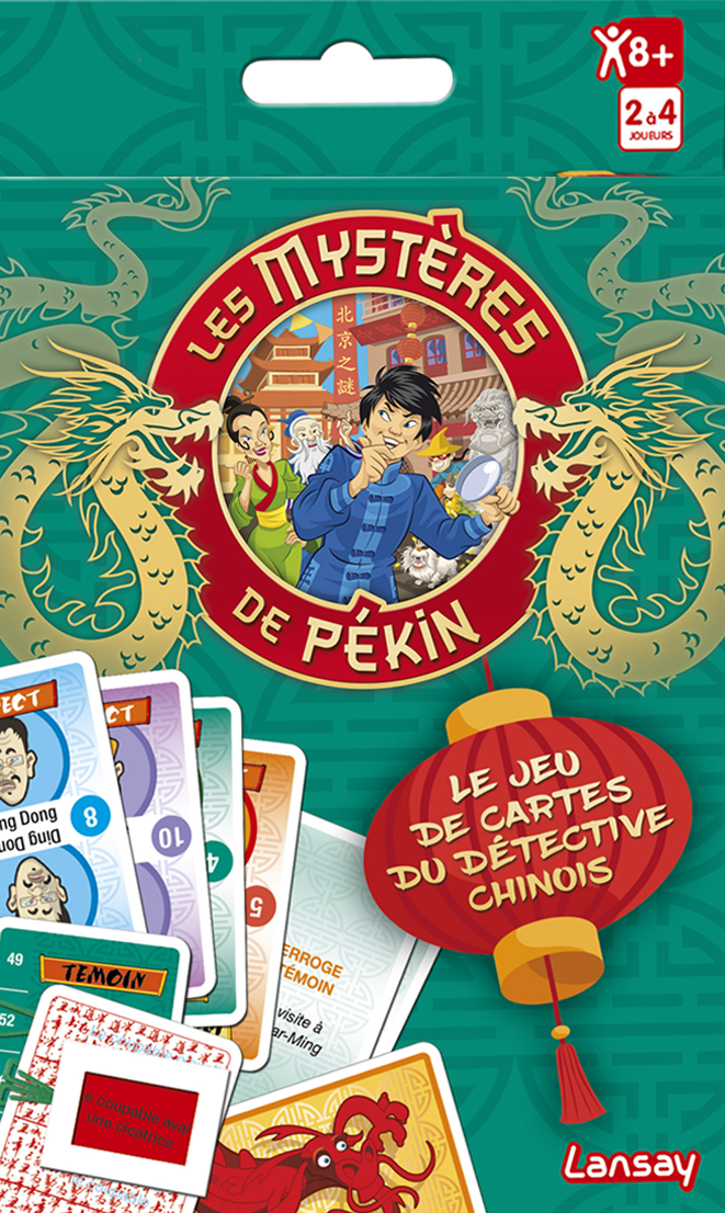 Les Mystères de Pékin le jeu de cartes