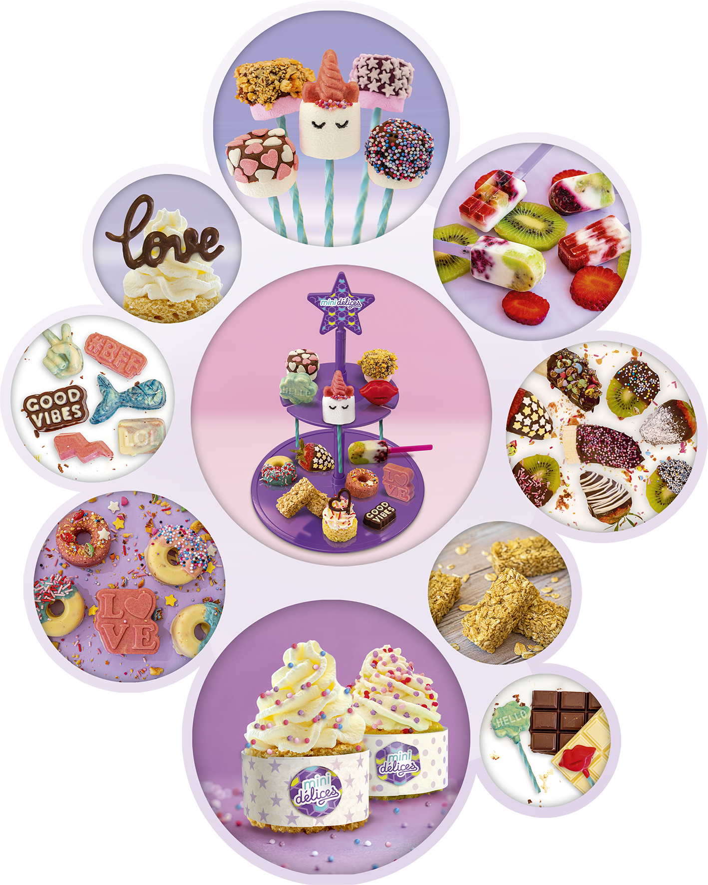 LANSAY Mini délices création cupcakes pas cher 