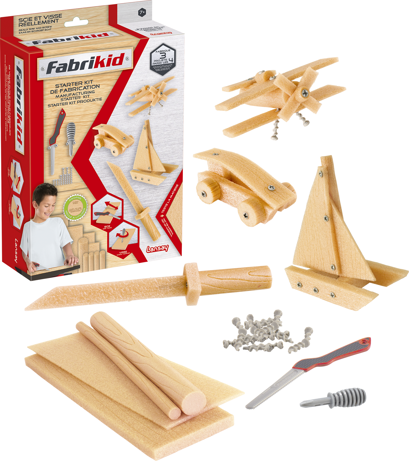 Fabrikid - Kit de fabrication - Lansay : : Jouets