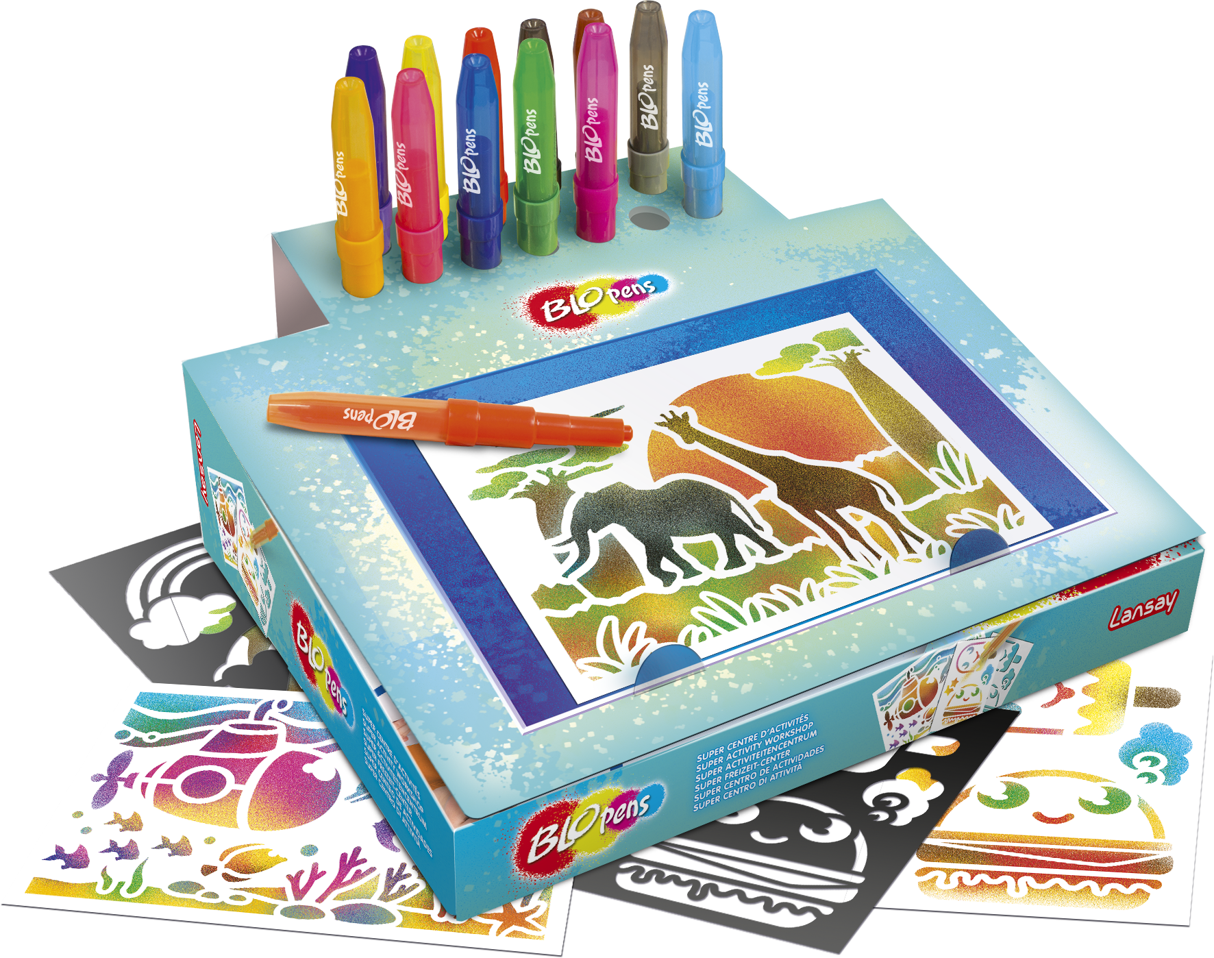 Super centre d'activités Blopens : Paillettes - Jeux et jouets