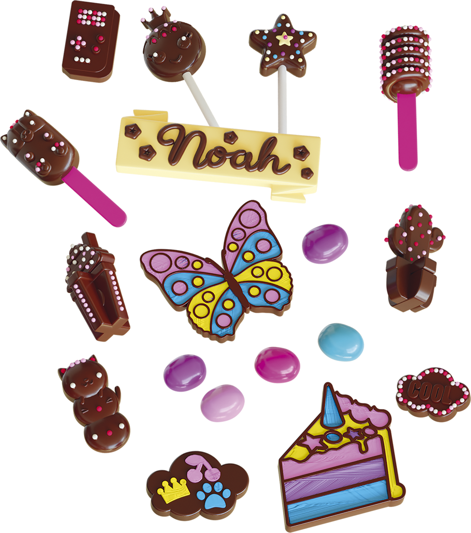 Mini Délices - Atelier Chocolat 4 en 1 Lansay : King Jouet, Cuisine et  dinette Lansay - Jeux d'imitation & Mondes imaginaires
