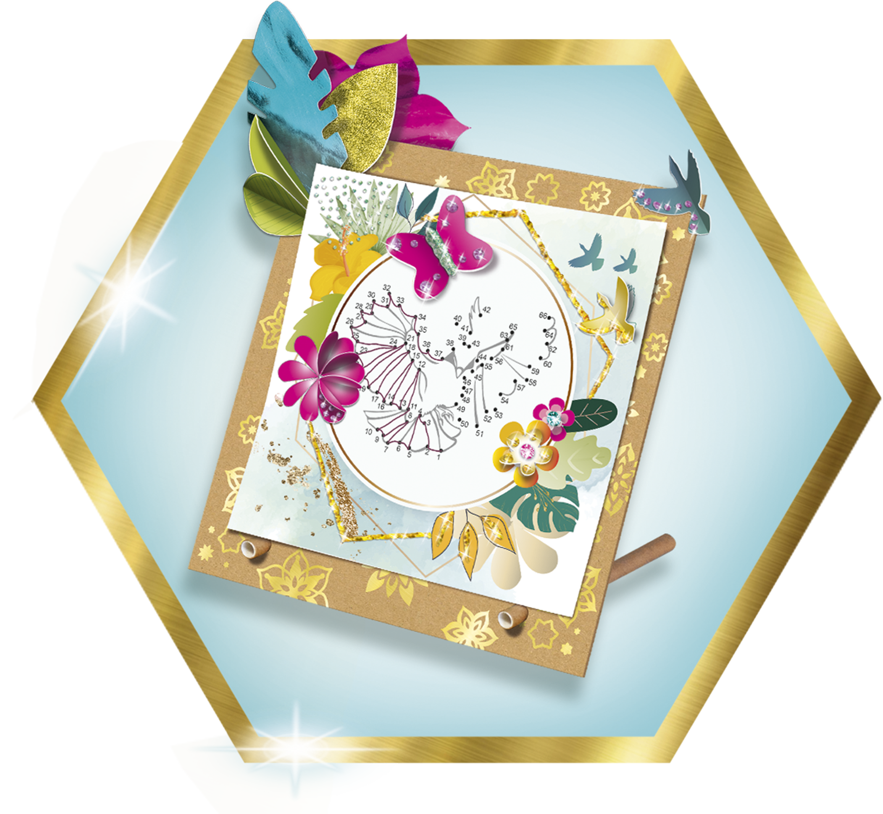 Glitterizz, Créations, DIY, Déco, chambre, paillettes, sequins, loisirs créatifs