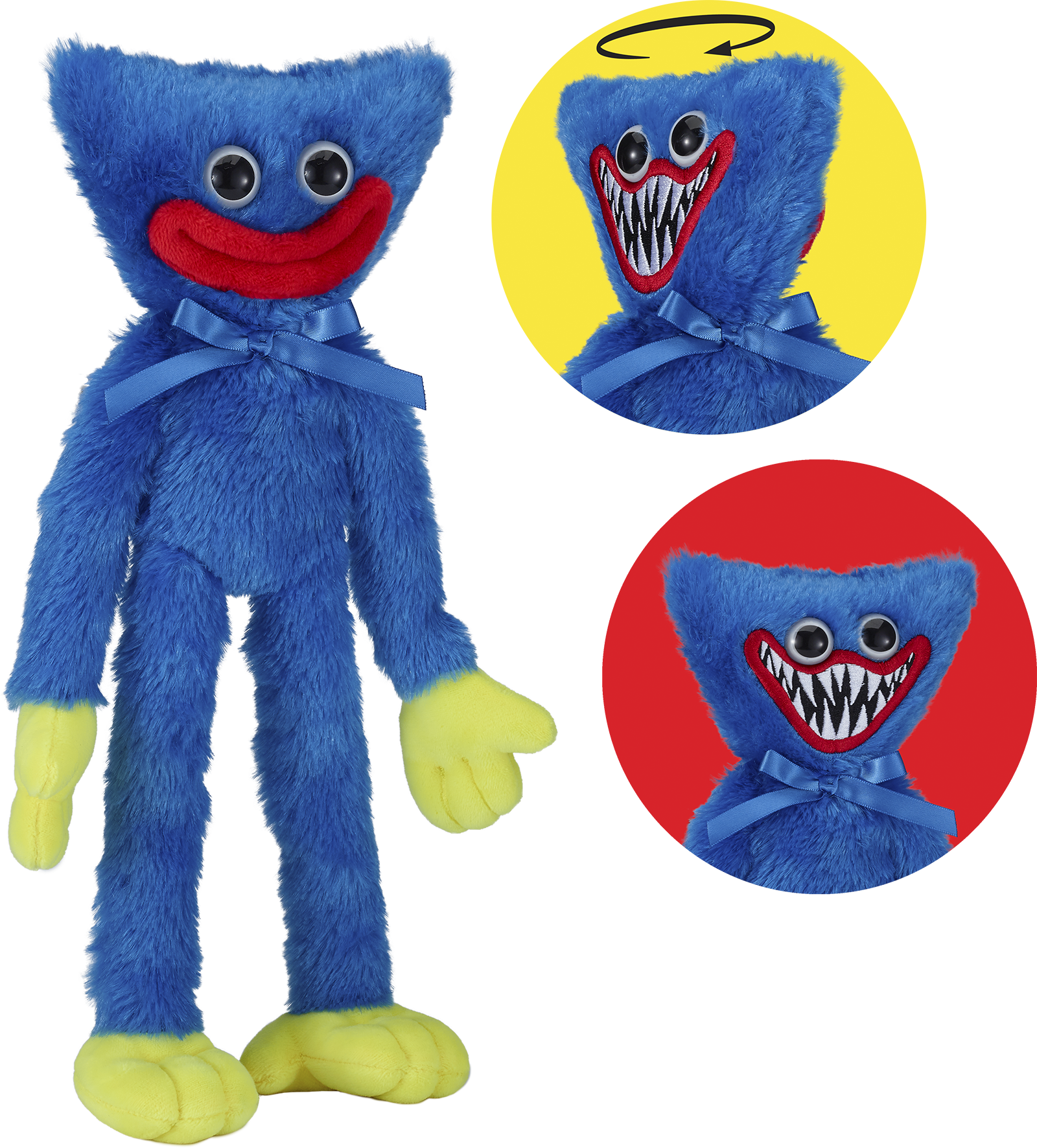 Rappel Consommateur - Détail Peluche monstre Huggy Wuggy Huggy Wuggy