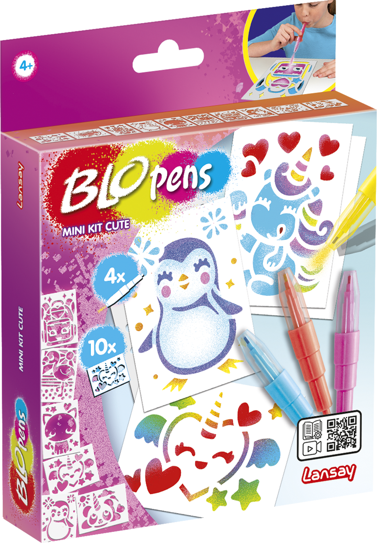 Blopens - Set d'activités Kawaii - Dessins et Coloriages - Dès 5 ans -  Lansay : : Jeux et Jouets