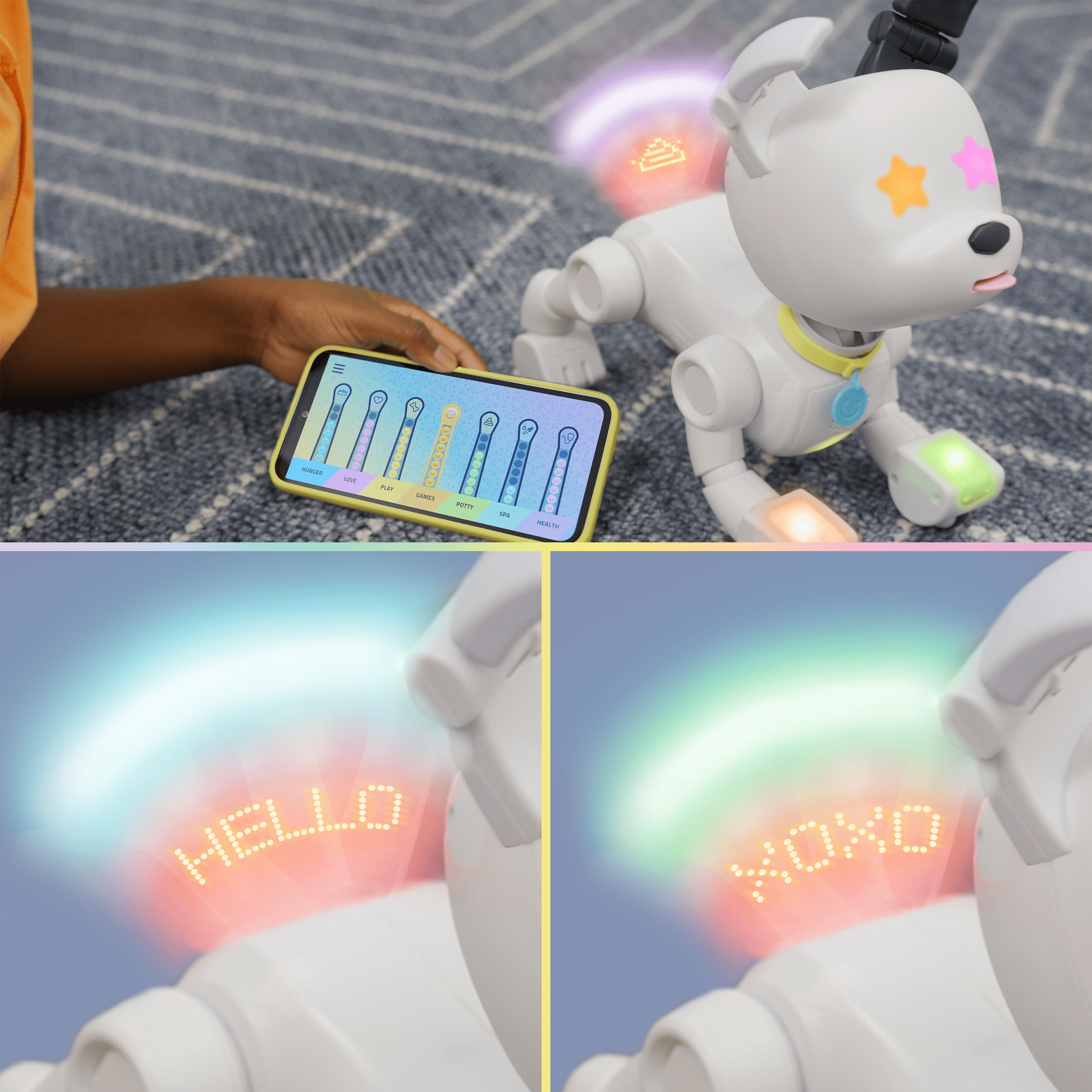 Dog-e, jouet interactif, jouet connecté, chien robot, jouet robot, 6 ans, animal de compagnie