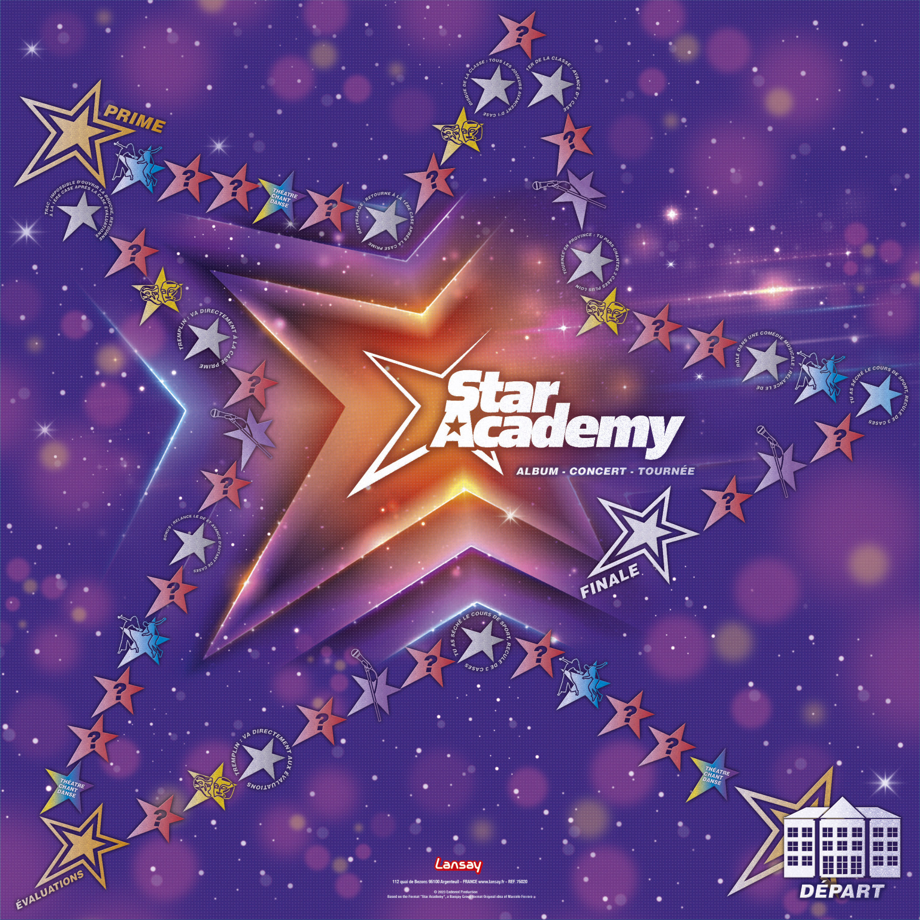 Jeu éducatif musical Lansay Jeu éducatif musical Star Academy Micro sur  pied