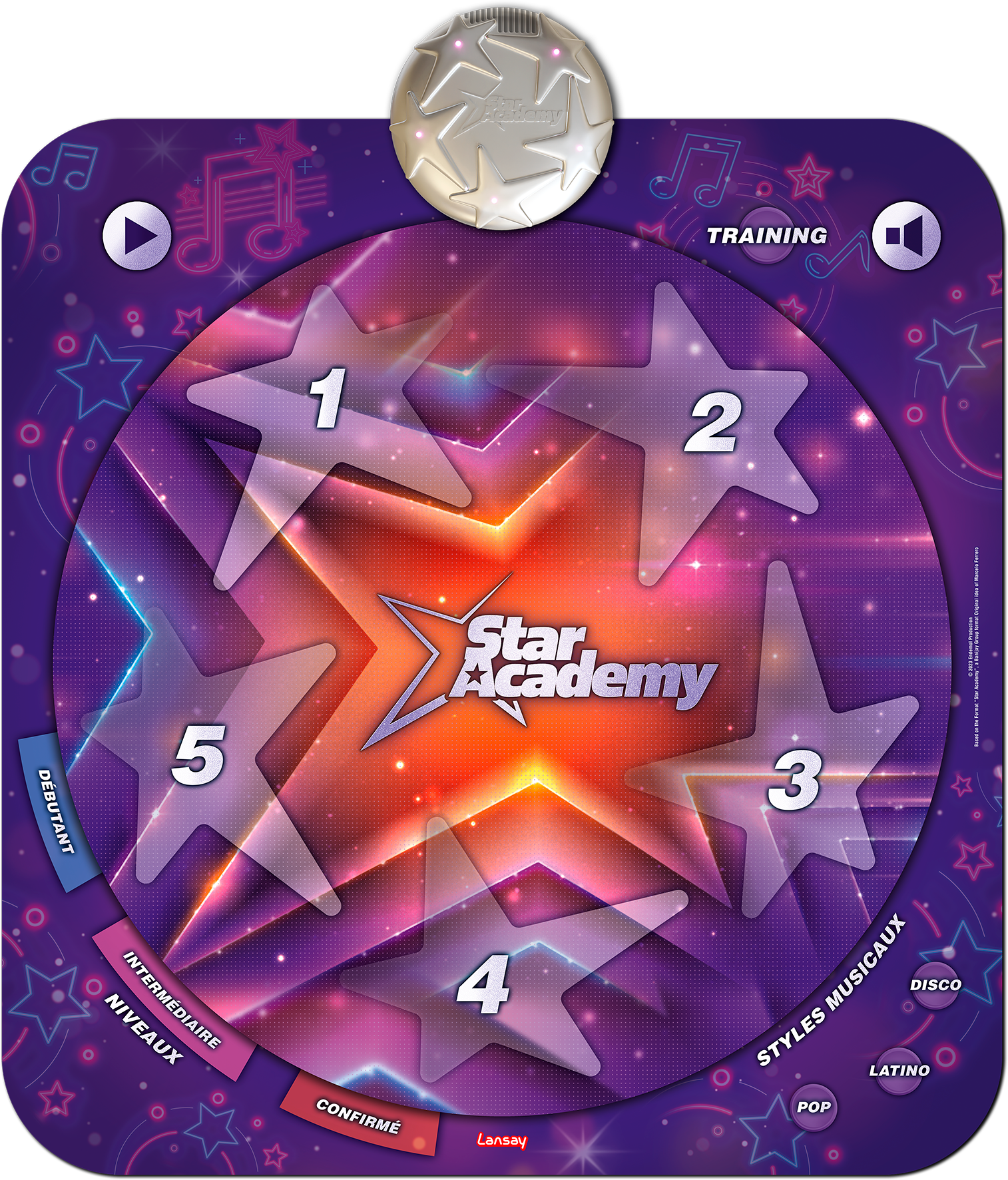 jeu STAR ACADEMY pour PLAYSTATION 2 francais PS2 danse rythme game spiel  loose