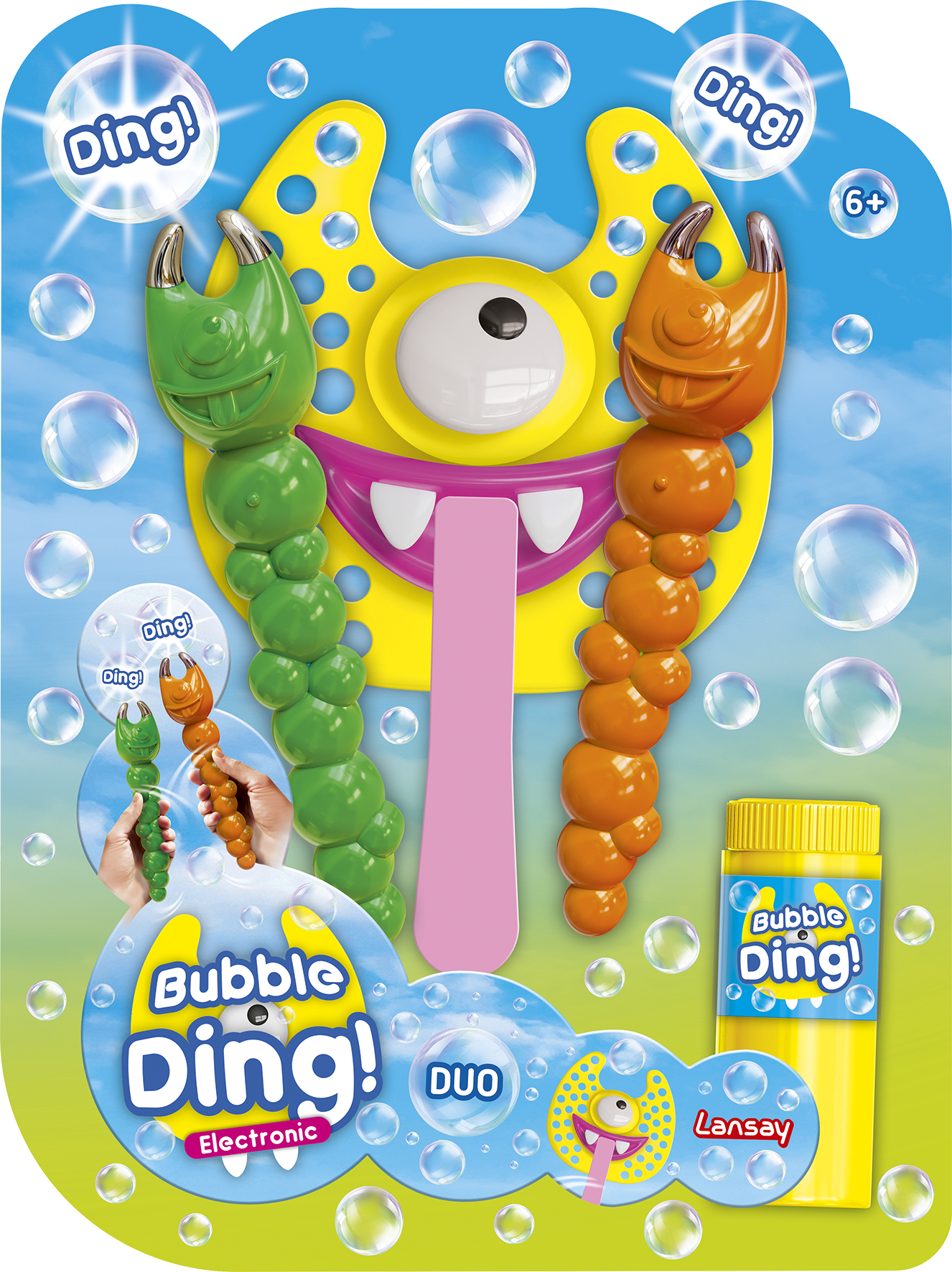Bubble Ding, bulles, bulle de savon, jeu plein air, jeu extérieur enfant