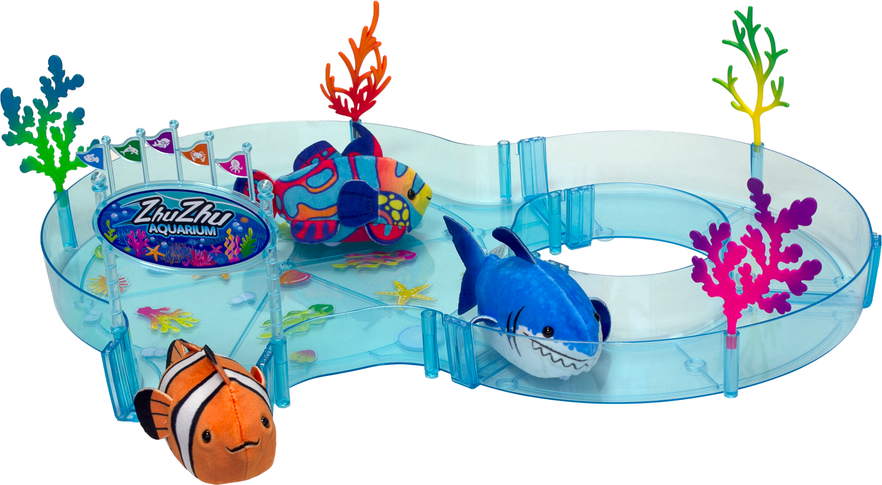 Zhuzhu Aquarium, jouet, peluche électronique, peluche poisson, 3 ans, accessoire, circuit