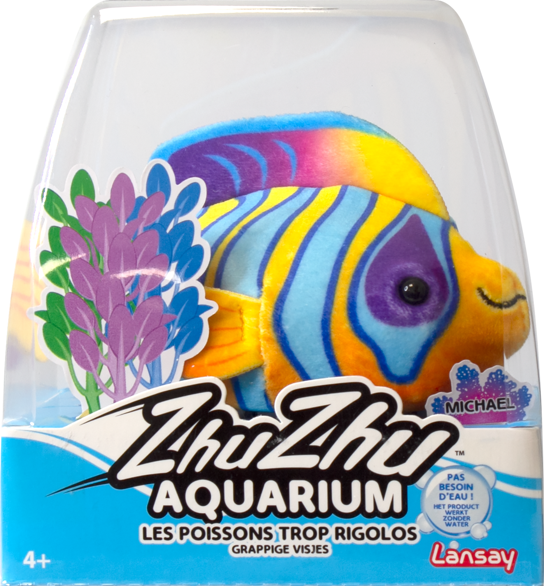 Zhuzhu Aquarium, jouet, peluche électronique, peluche poisson, 3 ans, ange-royal