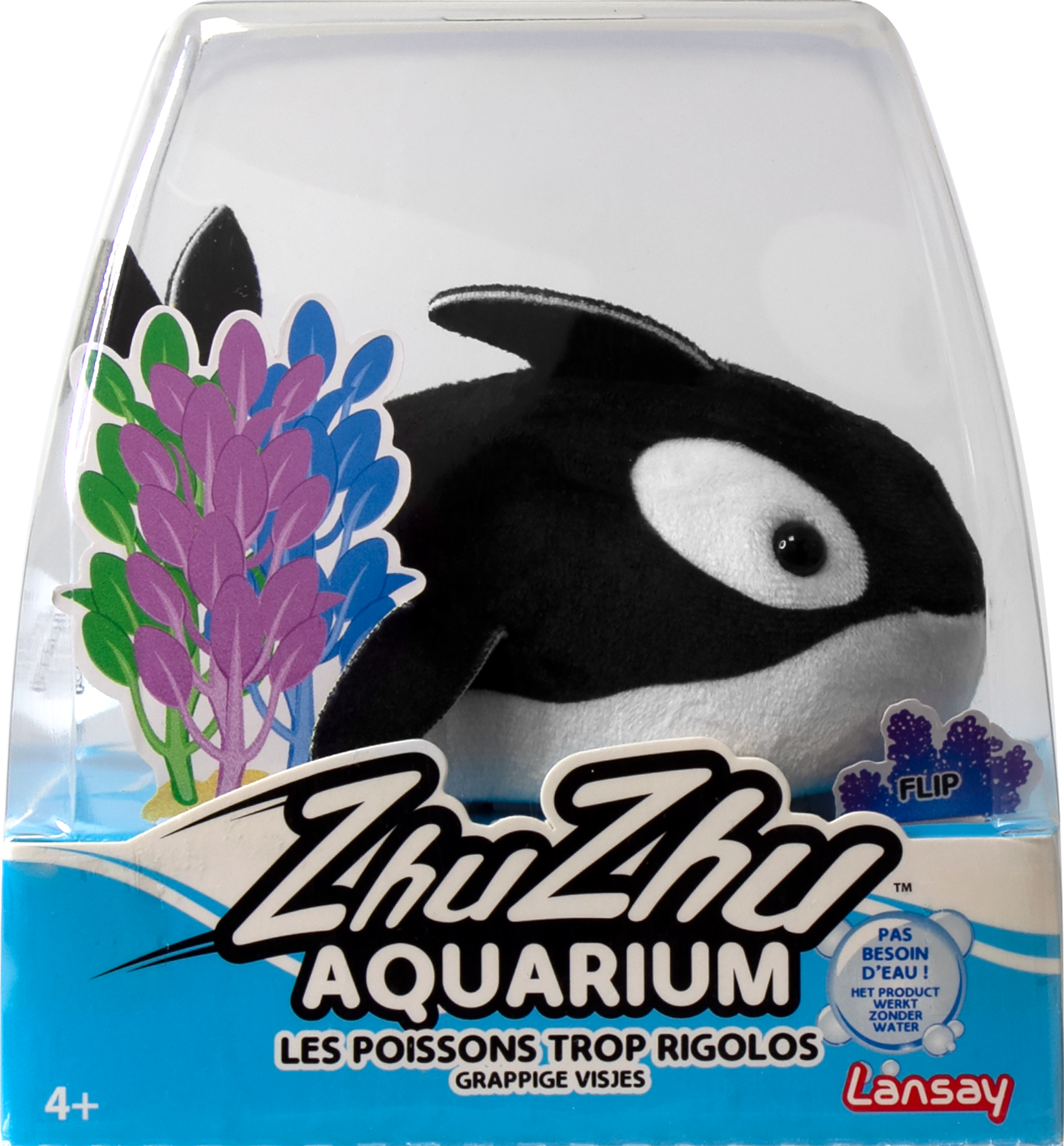 Zhuzhu Aquarium, jouet, peluche électronique, peluche poisson, 3 ans, orque