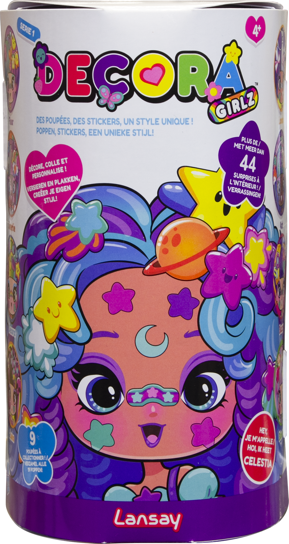 Decora Girlz, poupée mannequin personnalisable, poupée à coiffer, tête à coiffer, fille 4 ans