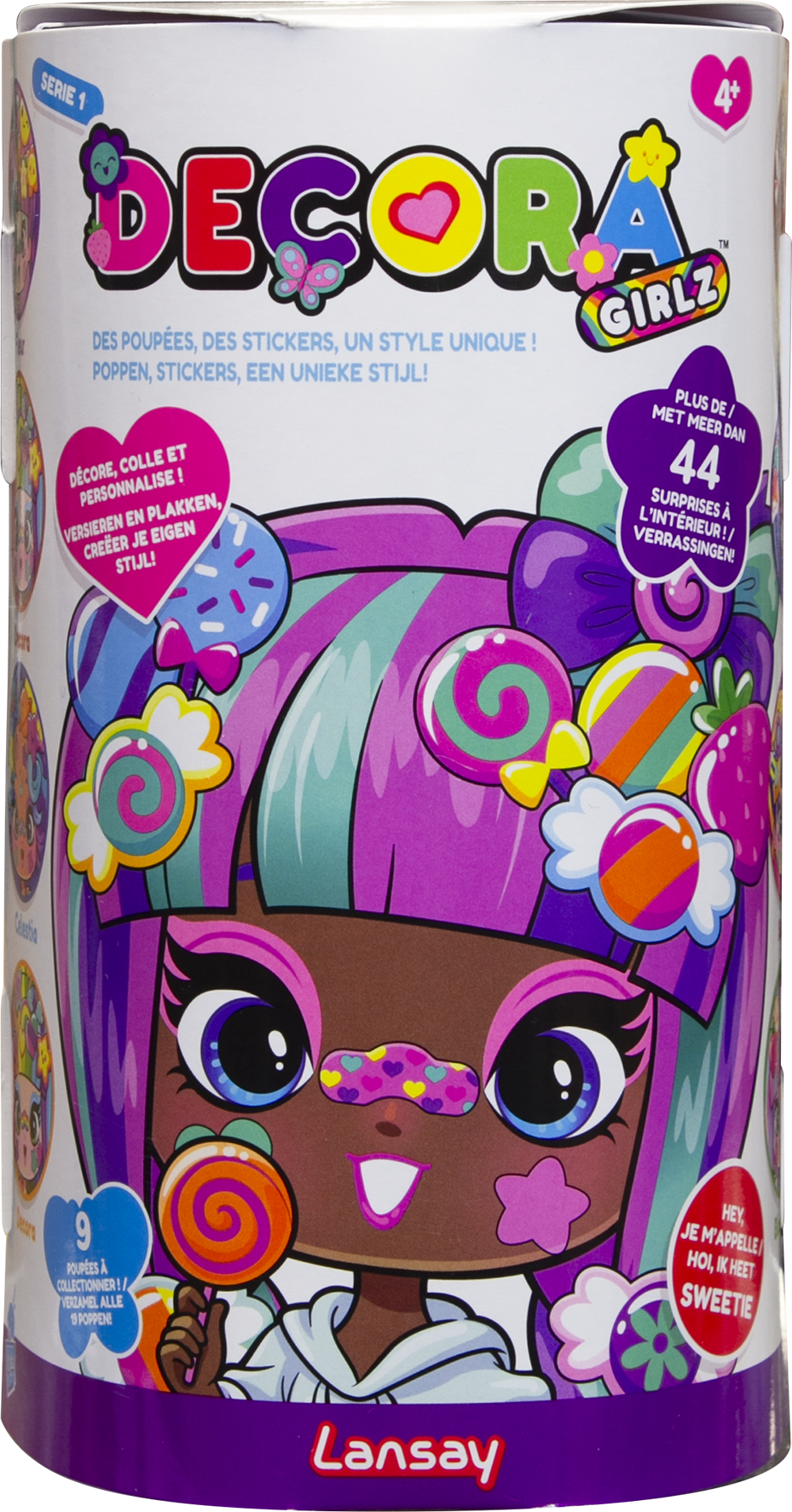 Decora Girlz, poupée mannequin personnalisable, poupée à coiffer, tête à coiffer, fille 4 ans