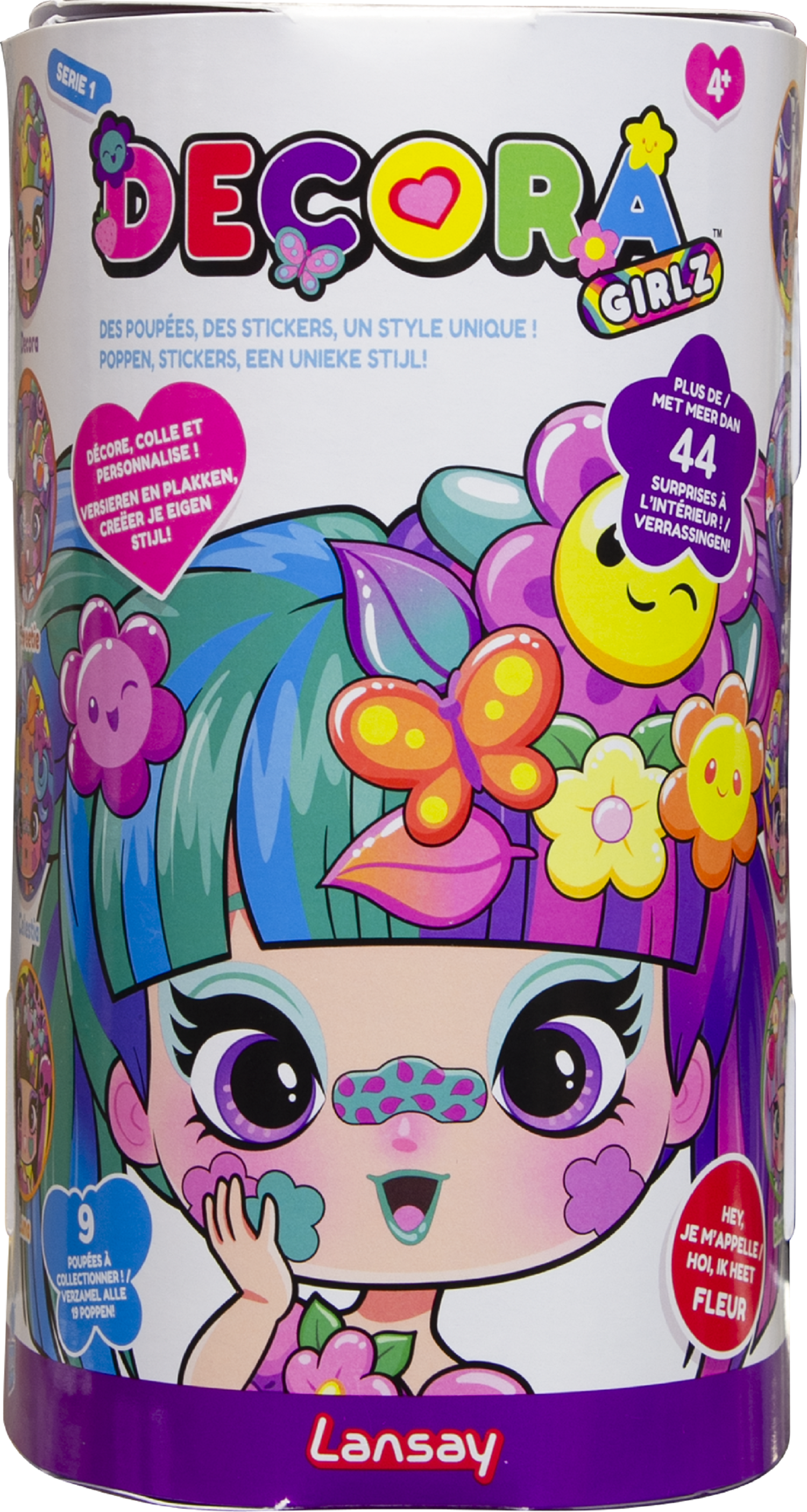 Decora Girlz, poupée mannequin personnalisable, poupée à coiffer, tête à coiffer, fille 4 ans