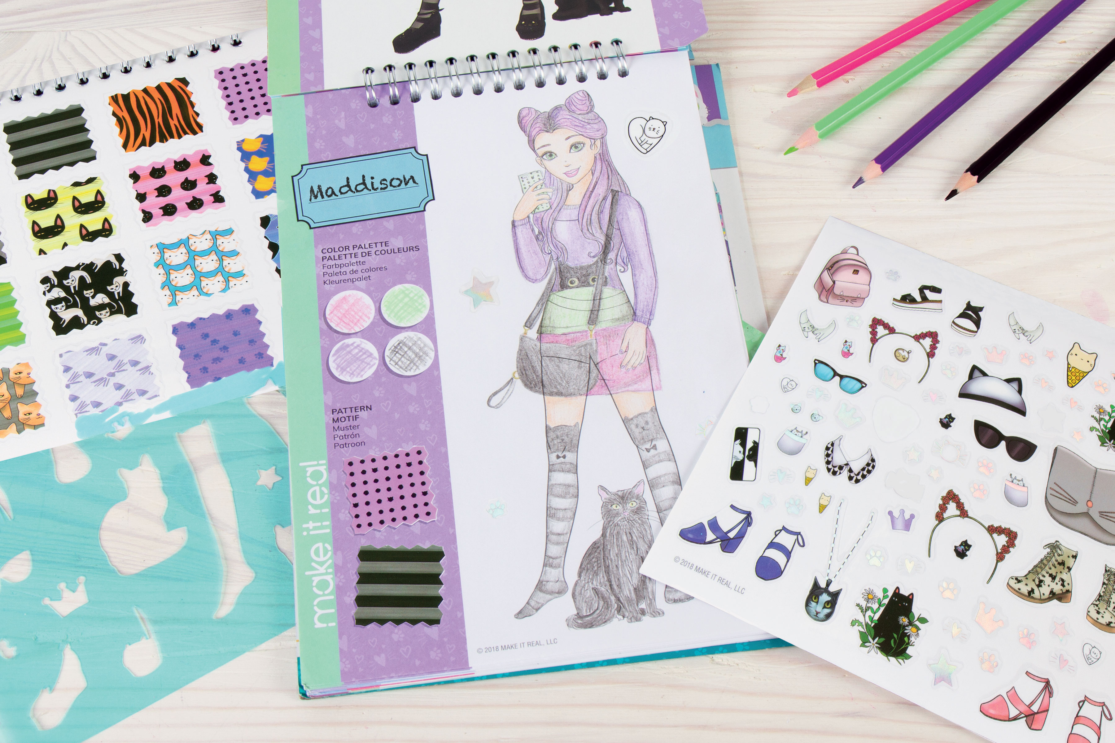Make It Real, dessin mode, croquis enfant, stylisme, création style, look