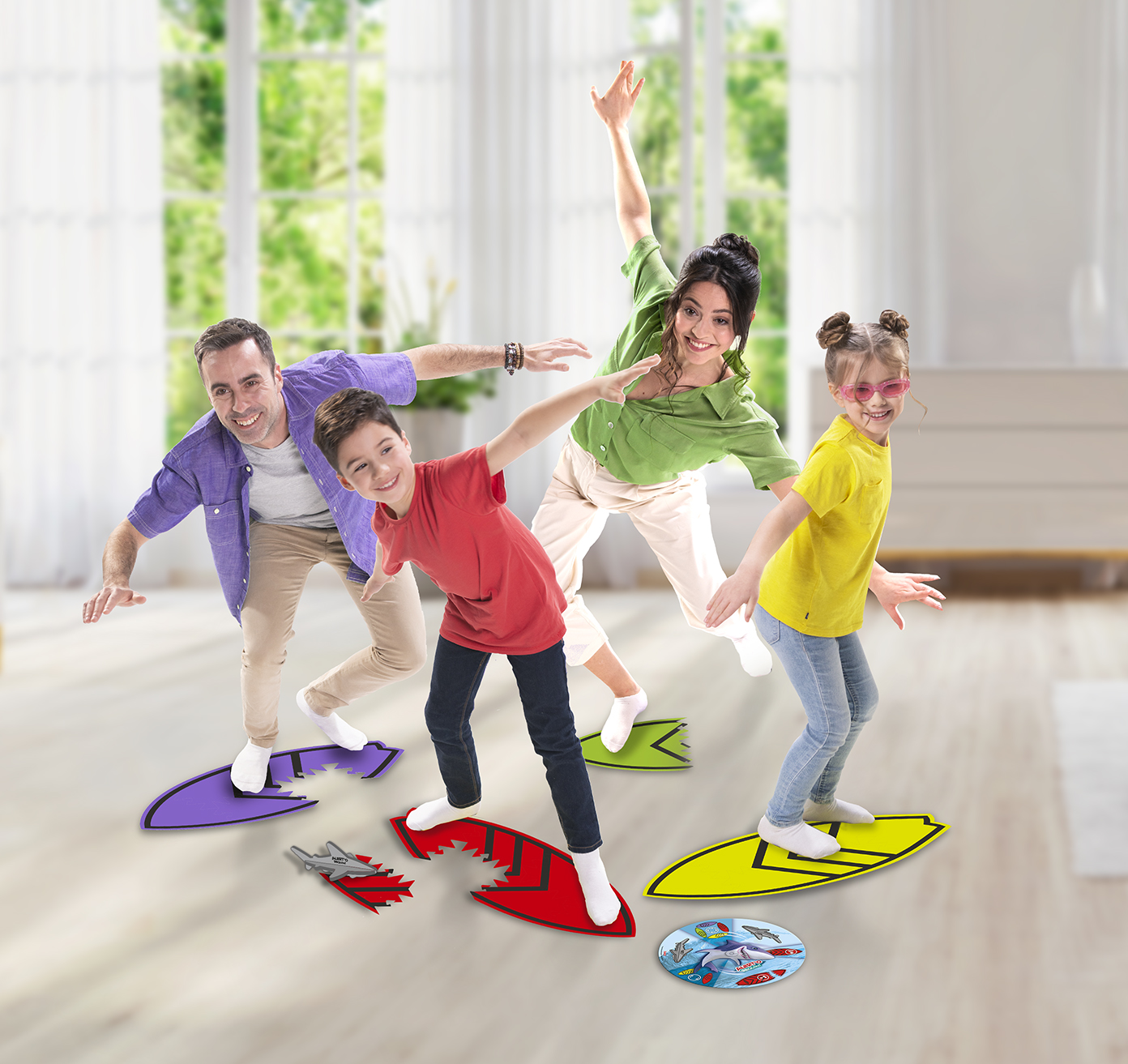 Alert'o requin, jeu de société Lansay, jeu d'adresse, jeu d'équilibre, jeu familial, jeu de société 6 ans