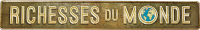 Logo Richesses du monde jeu de société Lansay