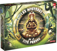 Les Mystères de la cité perdue, jeu de société, enquête, énigmes, famille, enfant, 8 ans