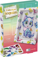 Collection Sequins, loisirs créatifs, cadre, déco, chambre, famille, activité enfant, 6 ans