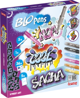 Blopens, dessins, coloriage, feutres, enfants, pochoirs, loisirs créatifs, street art