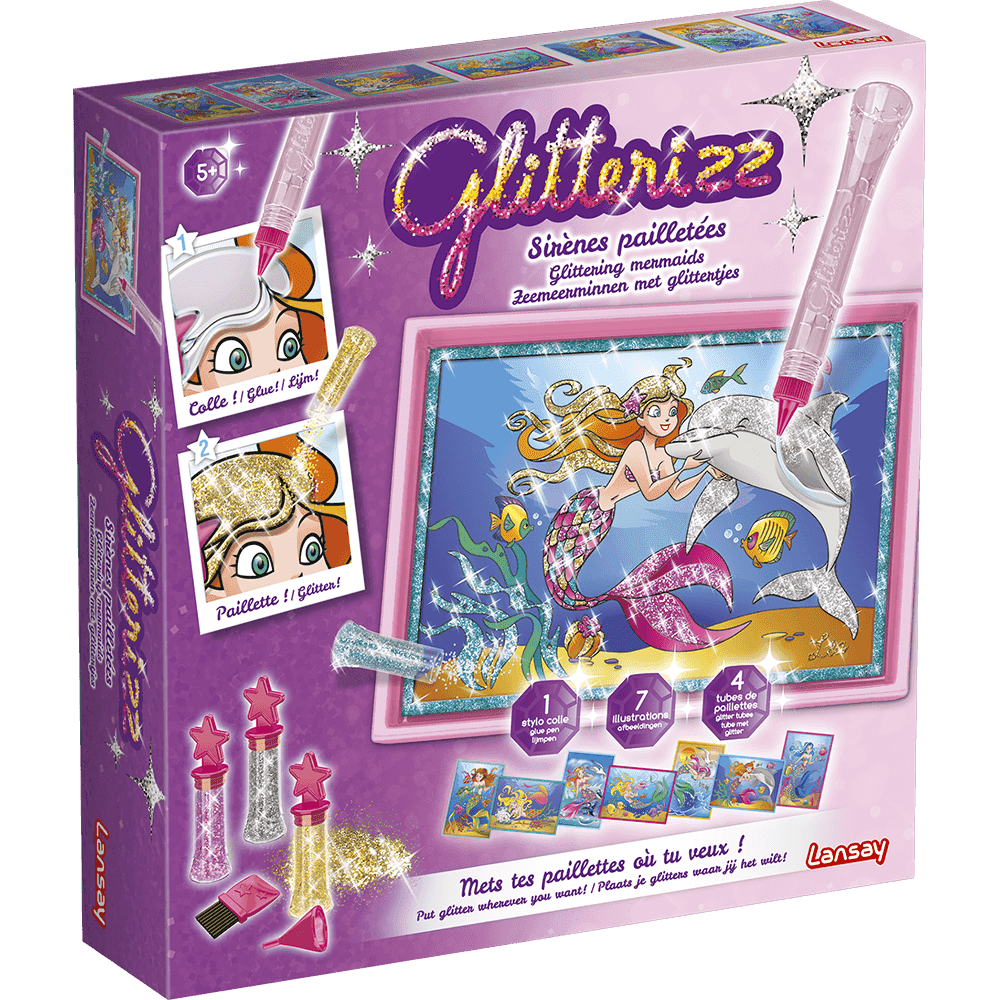 GLITTERIZZ SIRENES PAILLETEES lansay