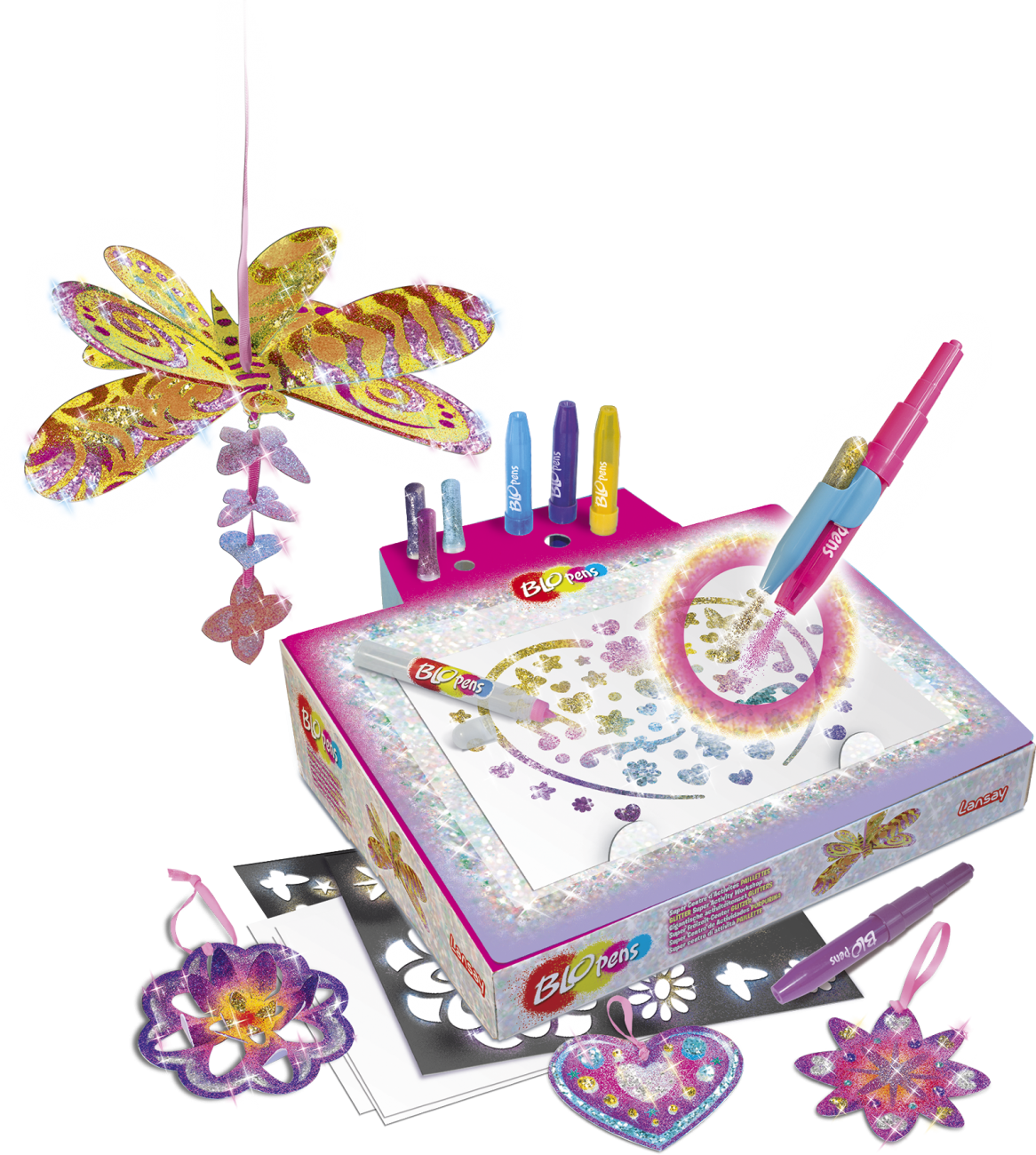 Blopens, Paillettes, Dessins, Feutres, coloriage