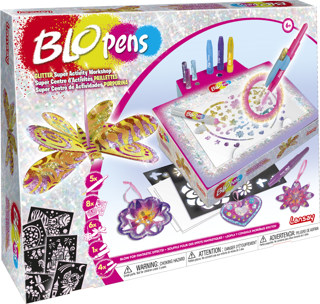 Blopens, Paillettes, Dessins, Feutres, coloriage