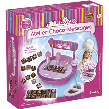 Mon atelier choco-Messages mini délices lansay