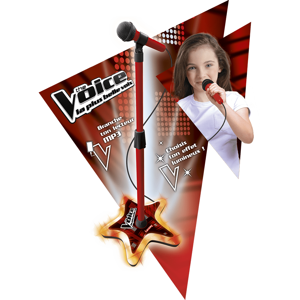 Micro sur pied the voice lansay