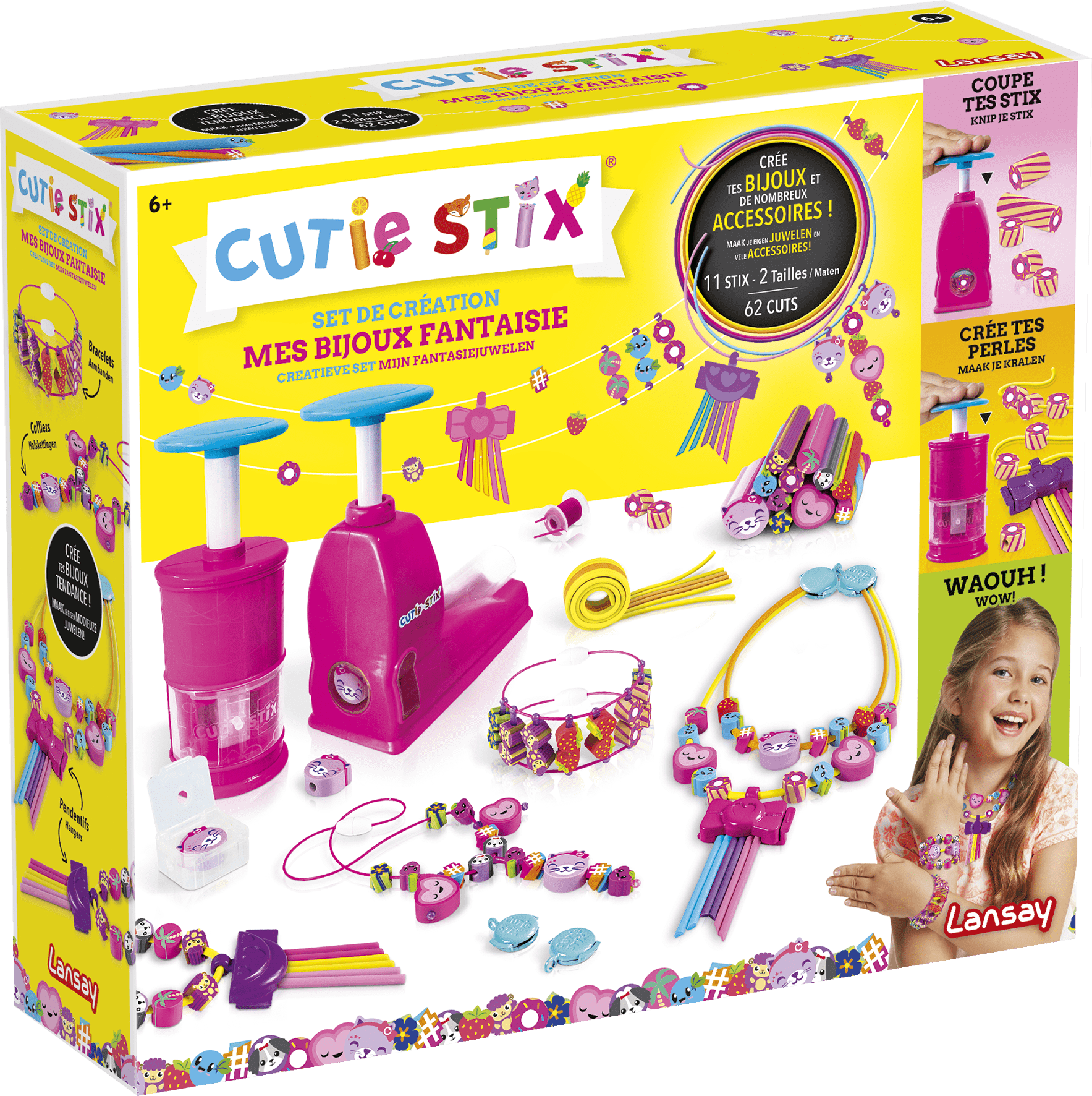 Cutie Stix Bijoux Fantaisie Création enfant Loisirs Créatifs