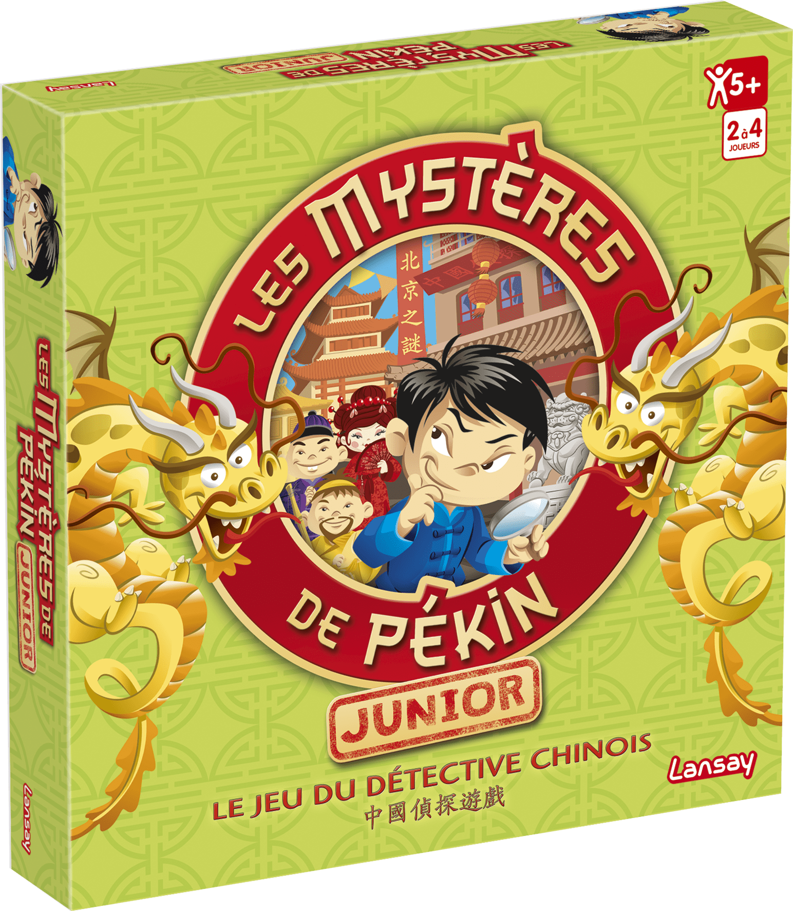 Mystères de Pékin, version junior, jeu d'enquêtes, énigmes