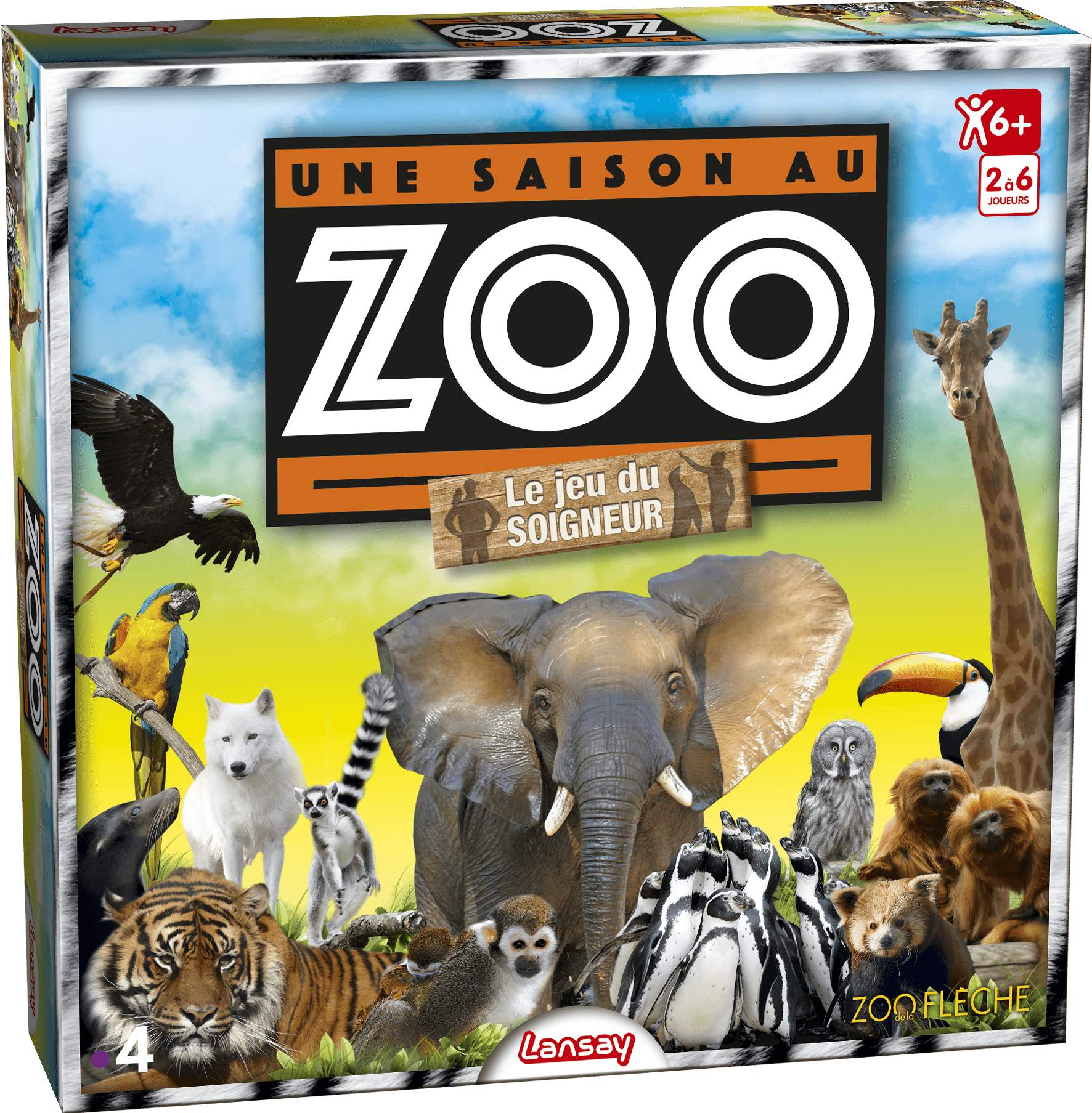 Une saison au zoo, jeu de société, jeu de plateau, animaux, zoo de la flèche, famille