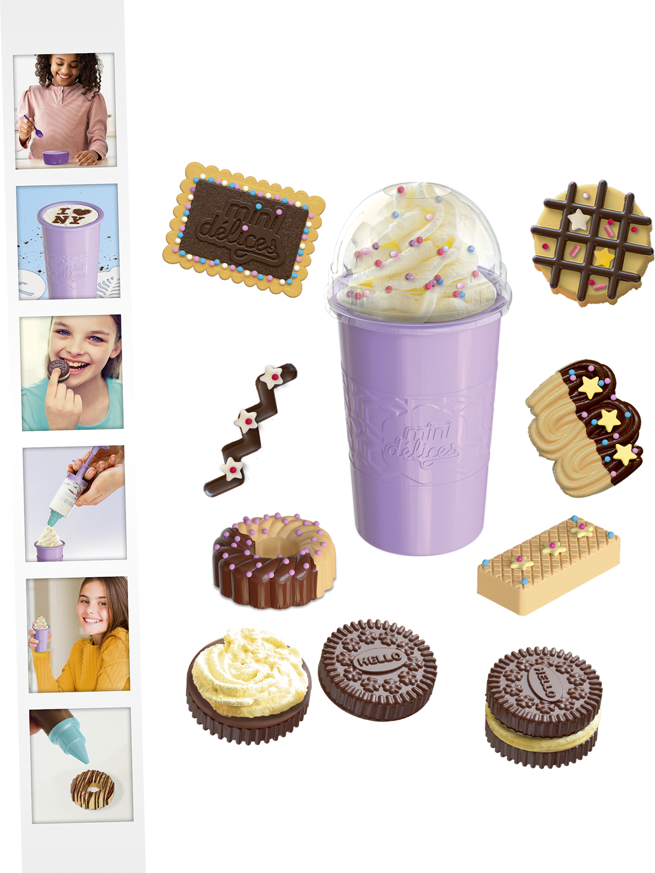 Mini Délices, gouter party, biscuit, gâteaux, chocolat, chantilly, cuisine enfant, famille