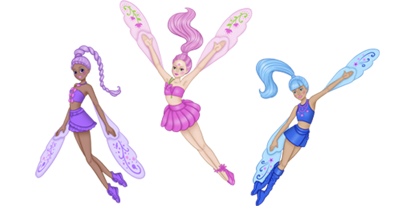 Sky Dancers, poupée mannequin, poupée volante, jouet fille, féérique